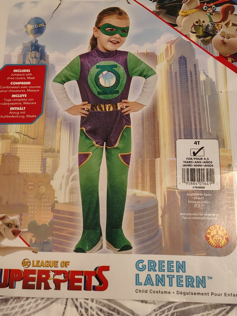 NWT Kids Green Lantern Costume
